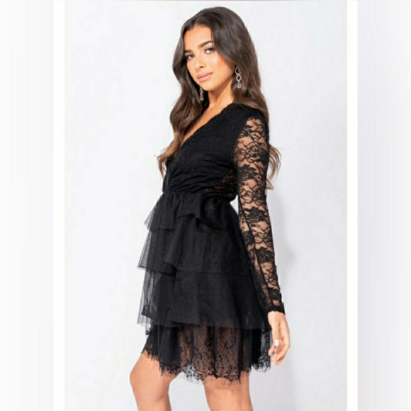 ❤️Price drop❤️Lace Multi-Tiered Panel Dress - Picture 6 of 8